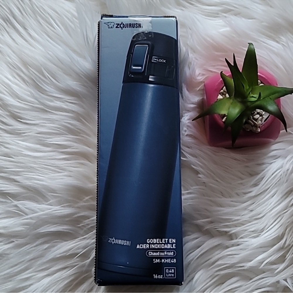 Zojirushi Navy Blue Hot or Cold 12 oz Stainless Mug